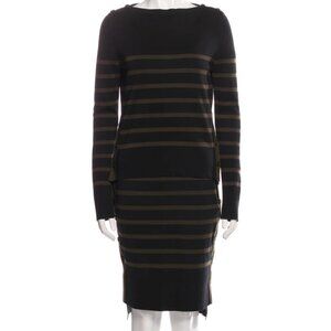Alexander McQueen striped skirt set, size L